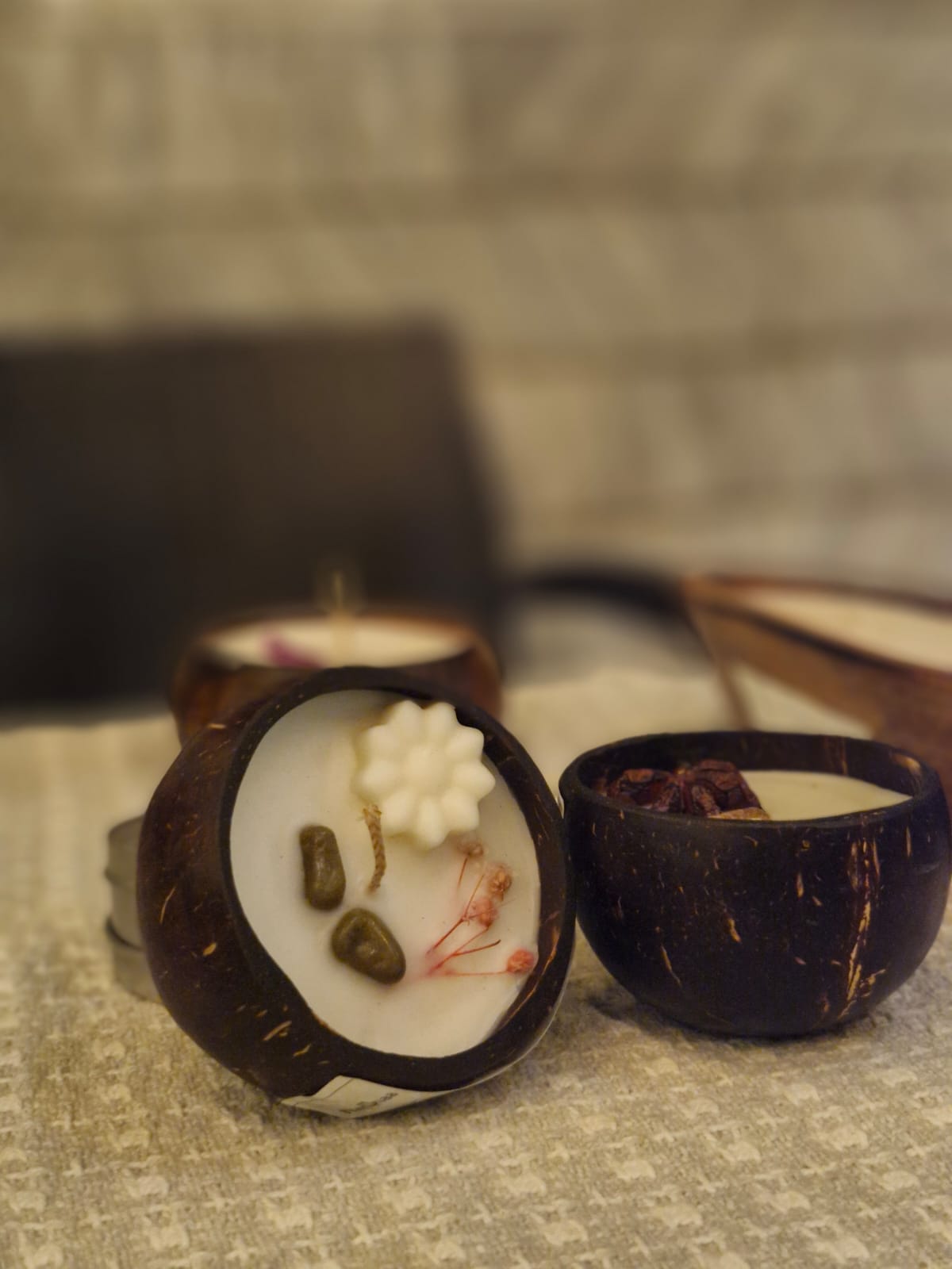 Coconut Shell Candles