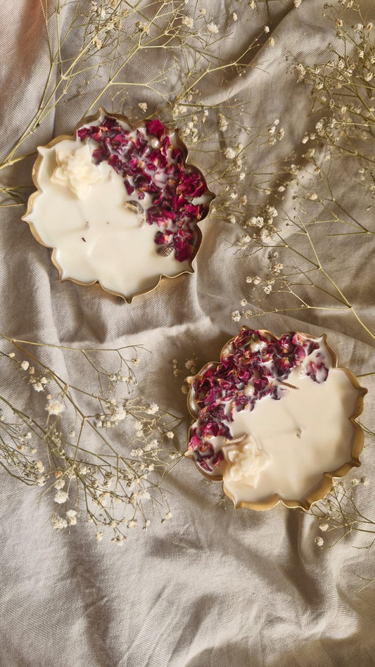 Gulab - A Urli candle